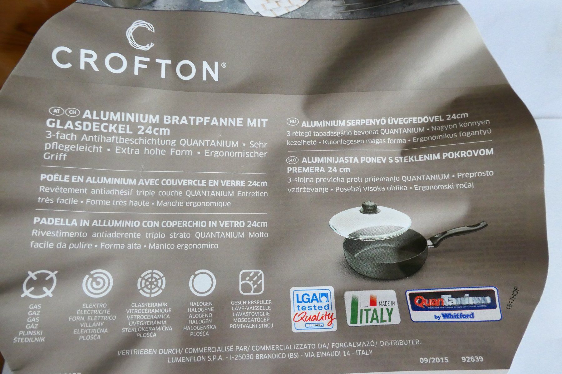 Pyrex Padelle: Crofton Glasdeckel 24cm - Neu und OVP – Nuovo (secondo la descrizione) da Diegten venduto da marcel3891 3