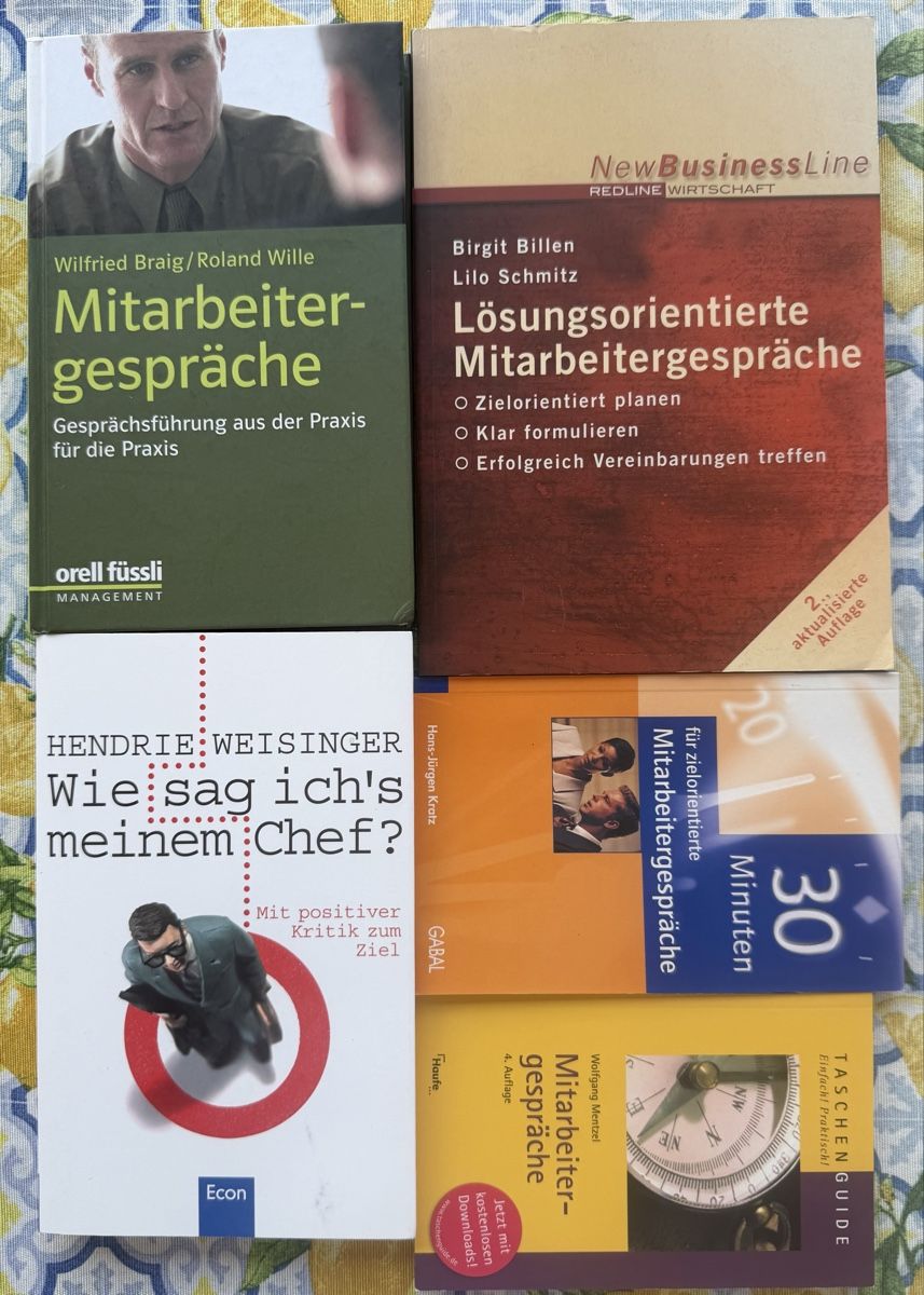 Libri: Bücher: Mitarbeitergespräche, Chef-Gespräche – Usato da Erlenbach ZH venduto da pibooks