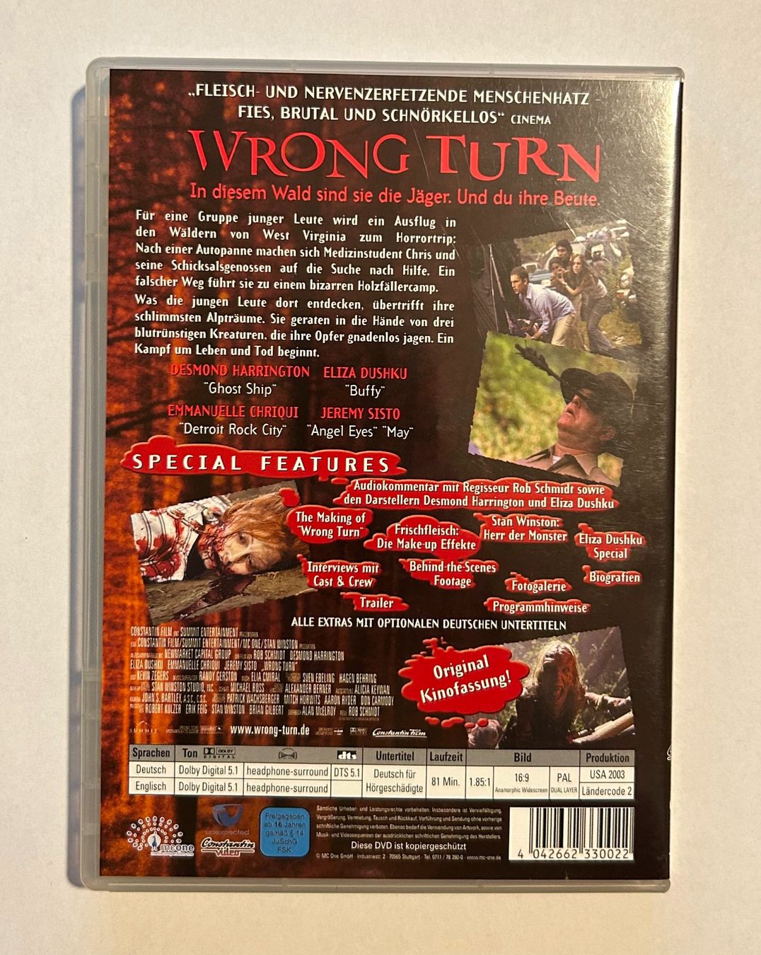 Alle DVDs: Wrong Turn (Uncut Horror / Deutsch) – Gebraucht aus Riehen von Colana1 1