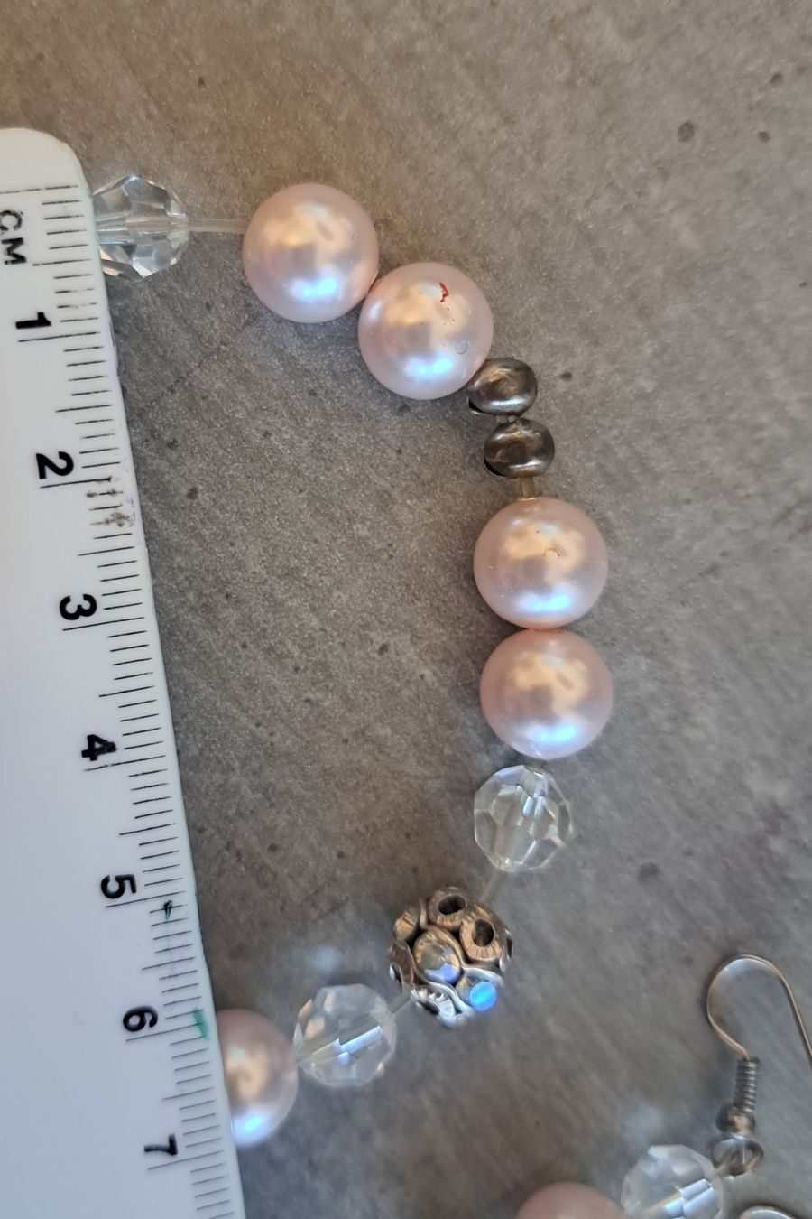 Armbänder & -reifen: Armkette / Armband / Ohrstecker / rosa – Gebraucht aus Burgdorf von Ninu88 1