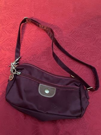Mädchen Umhängetasche Schultertasche bordeaux