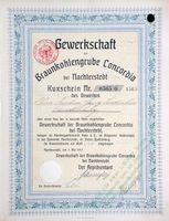 Gewerkschaft der Braunkohlengrube Concordia - 1912