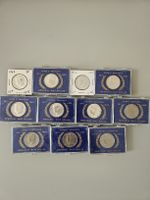 collection de 11 demi dollar Kennedy
