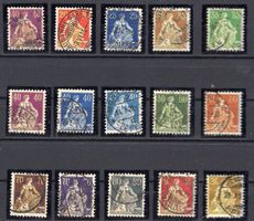 R1691  /  HELVETIA à L'EPEE 1908-1940