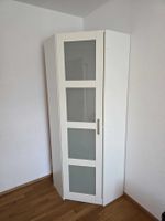 Ikea Pax Eckschrank weiss mit Milchglastür guter Zustand