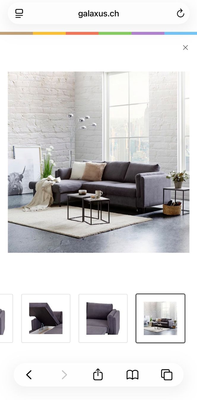 Sofas: Modernes Ecksofa mit Stauraum – Gebraucht aus Basel von Inarii 4