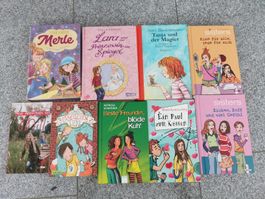Bücherpaket (9 Stück) für Mädchen- Merle, Sisters, Milli etc