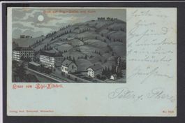 Rigi Klösterli   -   alte Litho Ak von 1899
