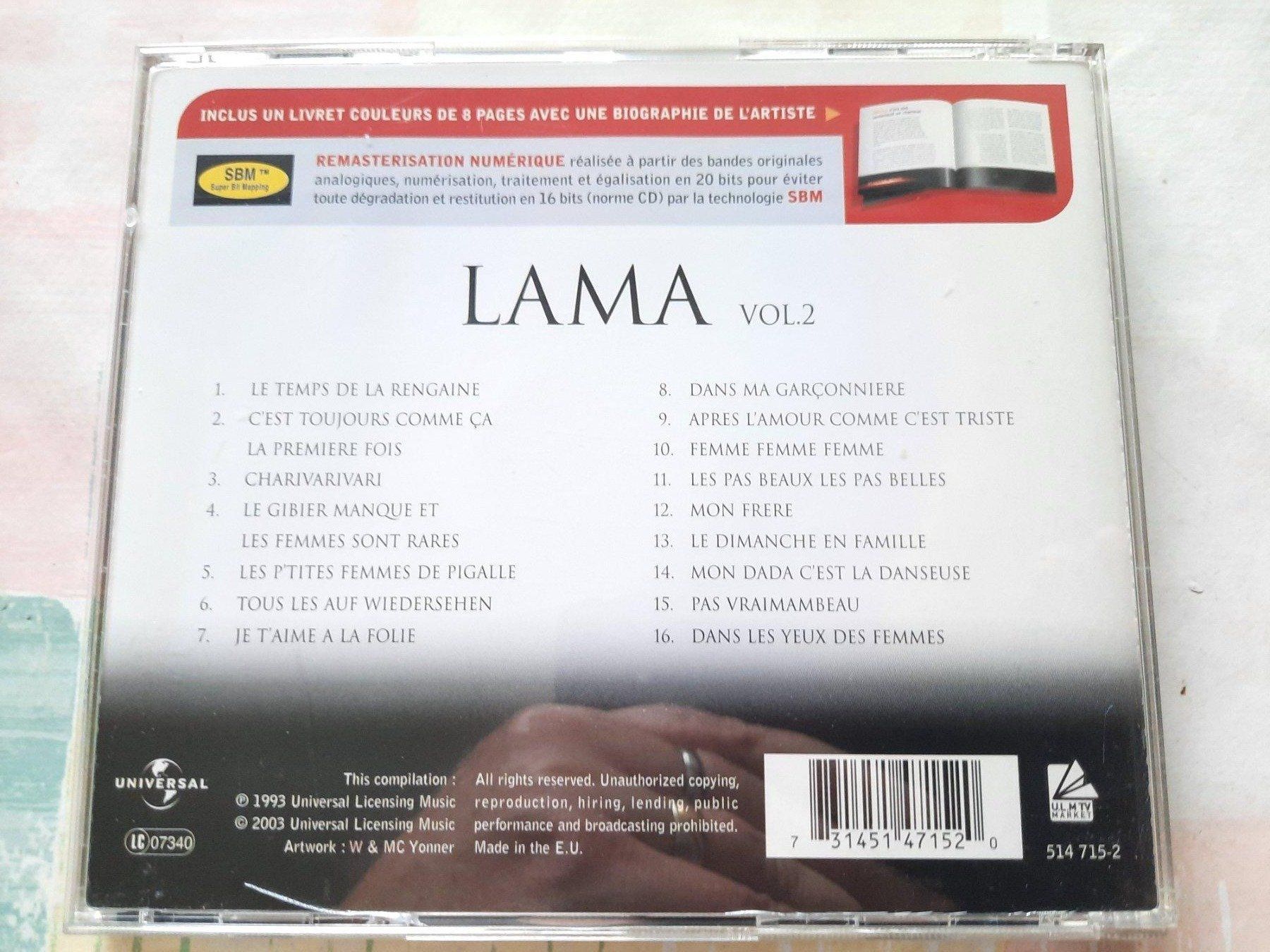 CDs: CD Serge Lama - Master Série volume 2 – D'occasion à Pully par bro_n52j 1