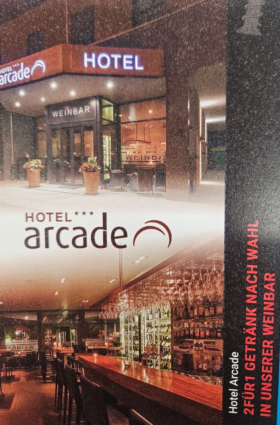 Buoni: 1 gratis Getränk Hotel Arcade Sind – Nuovo e nell'imballaggio originale da Uezwil venduto da Jasmin_