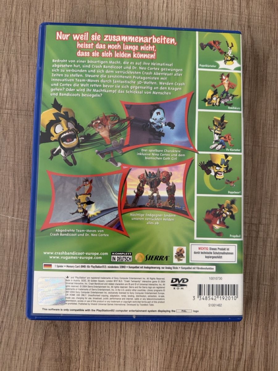 Spiele: Crash Twinsanity Ps2 – Gebraucht aus Hagendorn von masterchieff 1