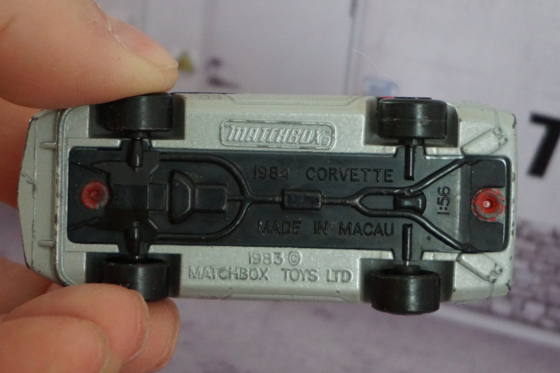 Matchbox Modellini d'auto: Matchbox `94 Chevy Corvette COOL !!!!!!!!!! – Usato da Reiden venduto da Doppeldecker69 5