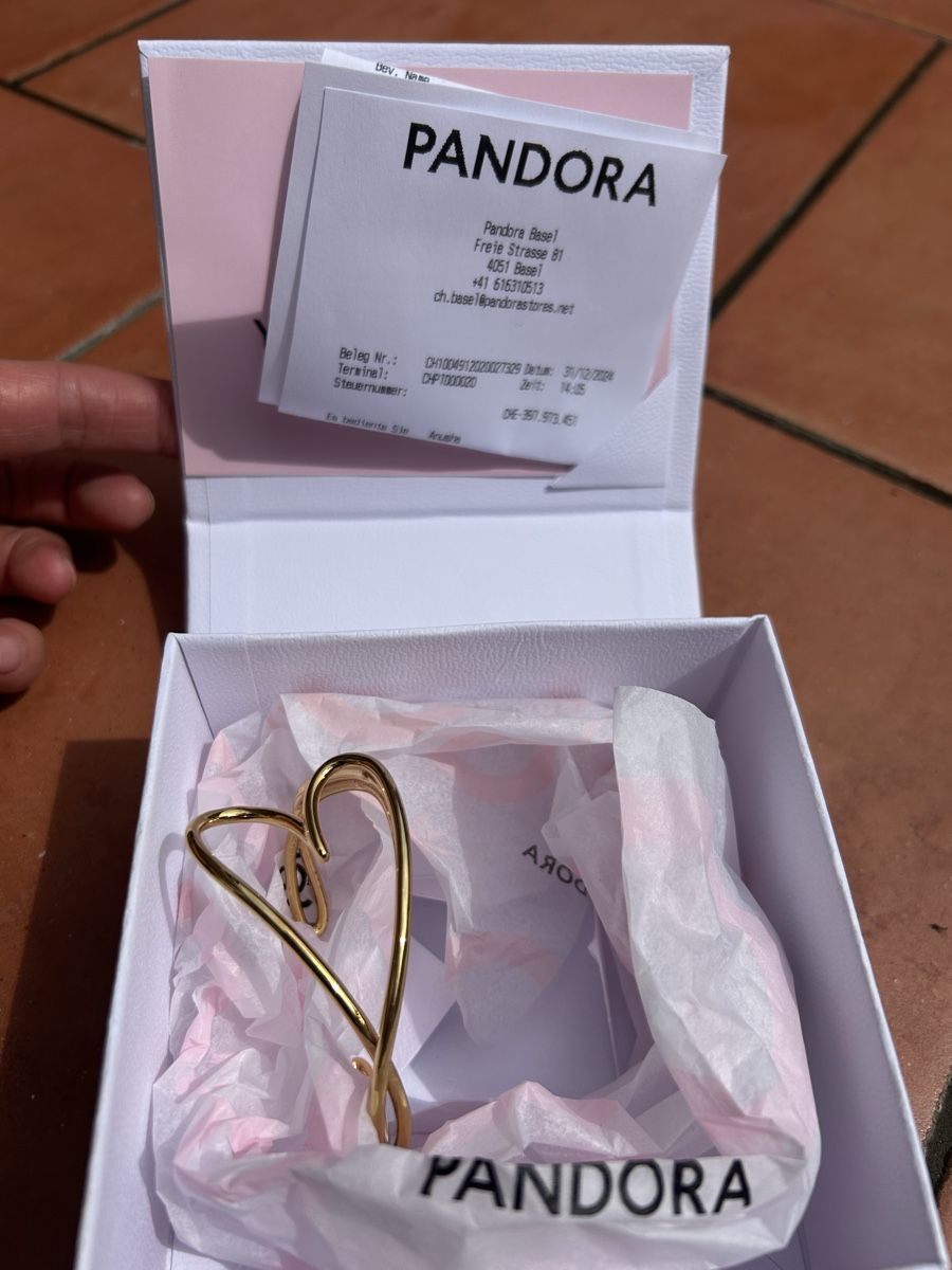 Pandora Bracciali & Braccialetti: PANDORA Celestial Heart Clasp Bangle – Usato da Möhlin venduto da seerose6 4