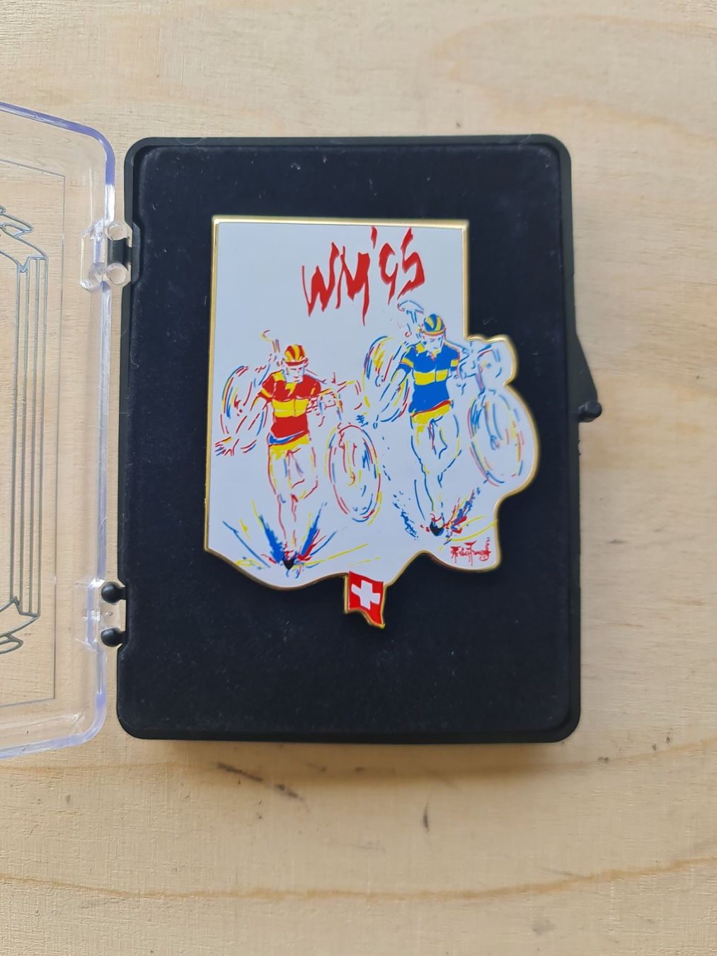Placchette & Badge: Riesiger Pin der Radquer WM 95 - Schweiz – Nuovo (secondo la descrizione) da Madiswil venduto da Sandraho 1