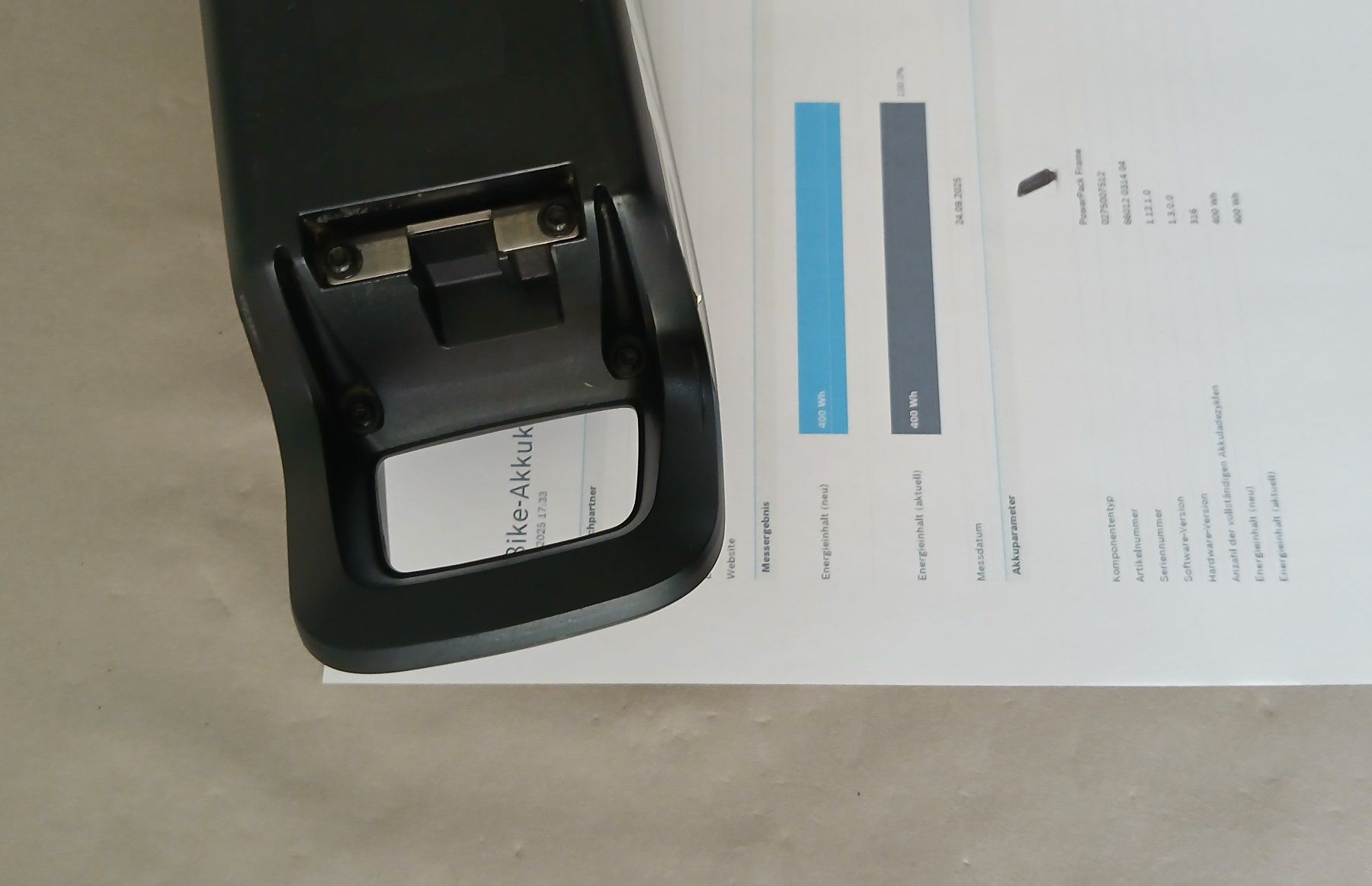 Bosch Akkus: Bosch Powerpack 400 Cube mit 493Wh - inklusive Messbericht – Gebraucht aus Winterthur von .-thx-. 5