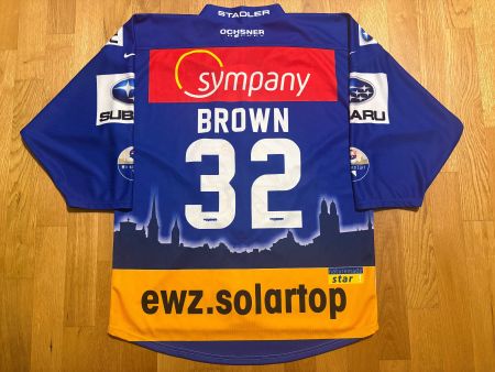 ORIGINAL ZSC LIONS TRIKOT # 32 DUSTIN BROWN 2012/13 ZÜRICH M