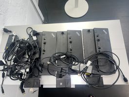 3 Stück Lenovo Think Ultra Dock 40A1 und A2 mit Netzteilen