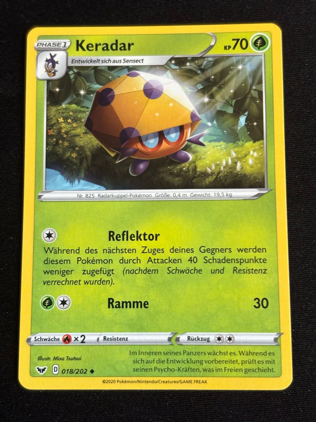 Pokémon Carte collezionabili: Pokemon Keradar - Sword-Shield 18/202 - Deutsch – Usato da Bern venduto da Big_GS