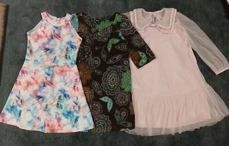 Mädchen Kleider Set, Gr. 134, Shein, Gap Kids, I Love!