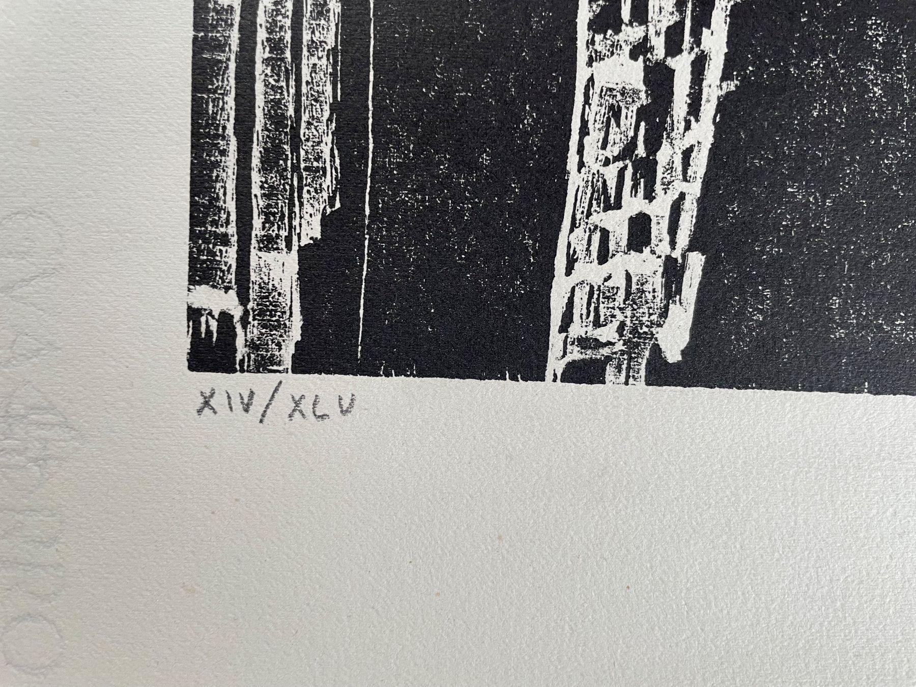 Xilografie: Lucio MUÑOZ. 2 bois gravés. – Usato da St-George venduto da Raretefacts 6