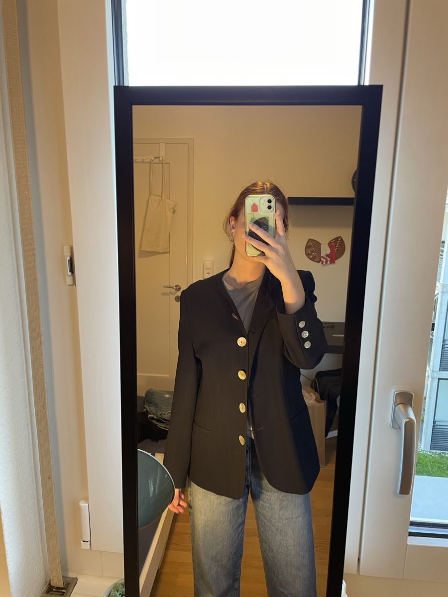 Completi & Tailleur: Dunkelblauer Blazer von Clement Design, Paris, Grösse 36/38 – Usato da Lenggenwil venduto da mai_2m5q