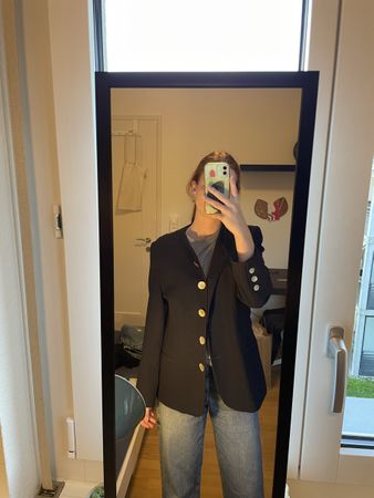 Dunkelblauer Blazer von Clement Design, Paris, Grösse 36/38
