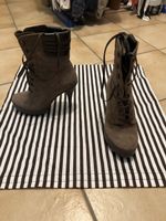 Bottes à talons cuir suédé marron pointure 38 Extrem 