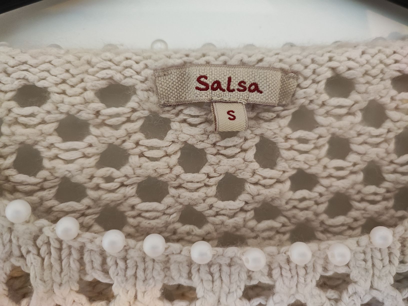Salsa Maglioni & Felpe: SALSA Strickpullover, Beige, Grösse S – Usato da Winterthur venduto da CorinnesShoppingtour 2