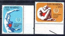 San Marino 1972  Satz  Nr. 1013-1014 **