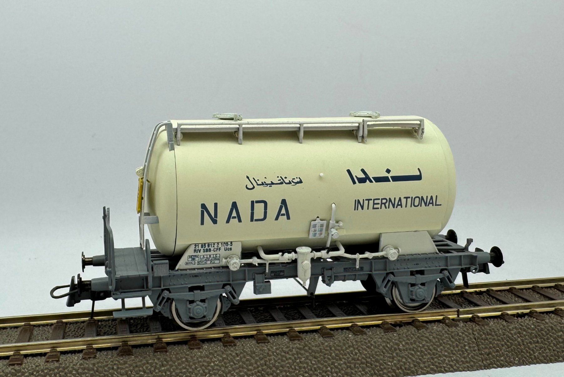 SBB/CFF/FFS Modellini di ferrovie: SBB Ucs 2185 912 2 100-5 "NADA" HO – Nuovo e nell'imballaggio originale da Lenk im Simmental venduto da MOB-41 1