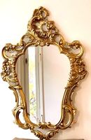 Sehr dekorative exquisite Wandspiegel goldig  NEU