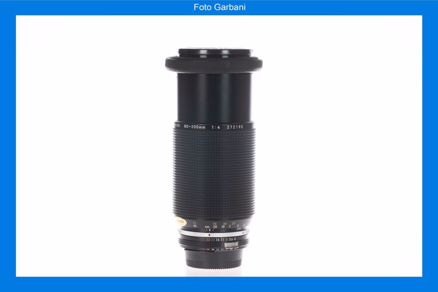 Nikon Obiettivi: Zoom-Nikkor 80-200 1:4 – Usato da Muralto venduto da FotoGarbani