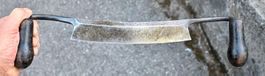 antikes Wagnermesser L 41cm gebogen – Ziehmesser