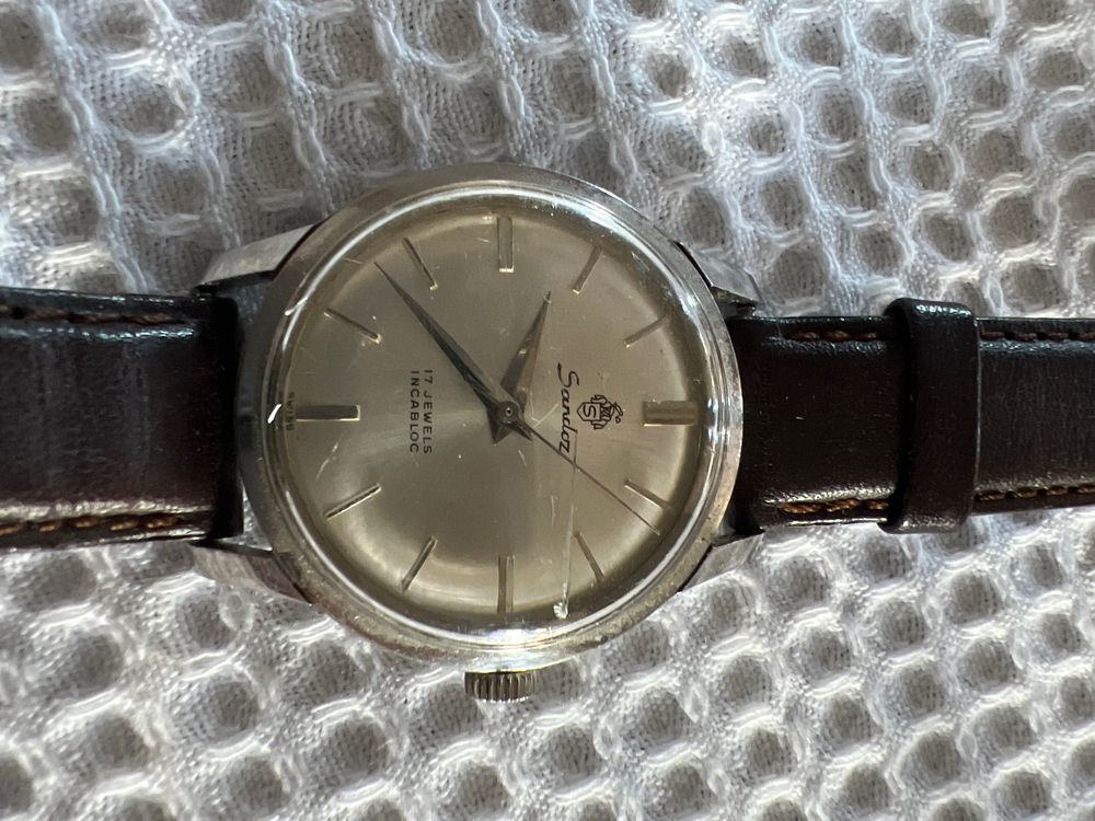 Montre Bracelet Vintage Sandoz Pour Femme – Mécanique à Remontage Manuel, à Réviser, Pièce Unique !