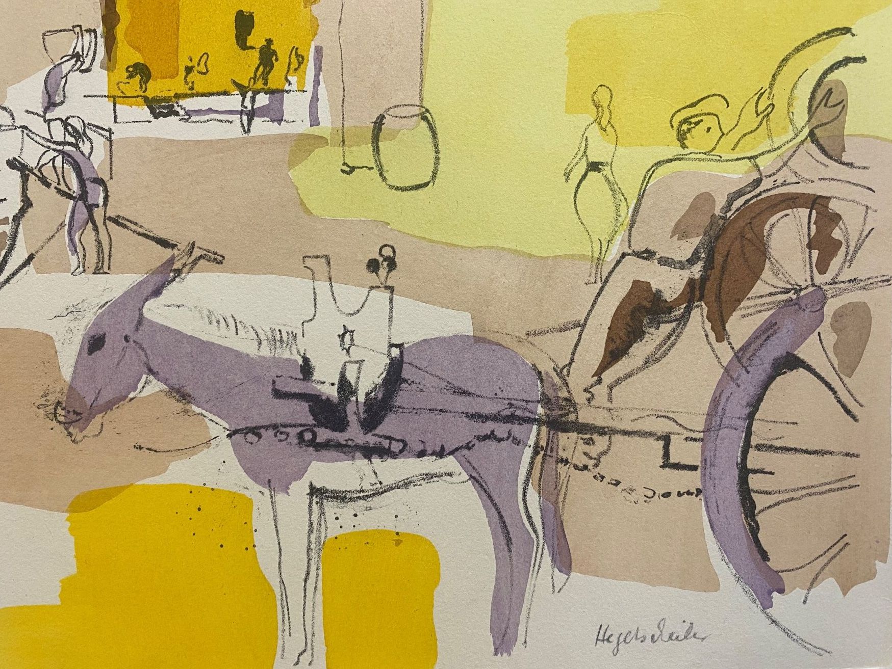 Grafiken & Lithographien: Max Hegetschweiler (1902 - 1995) Lithographie – Gebraucht aus Brüttisellen von Betty_1972