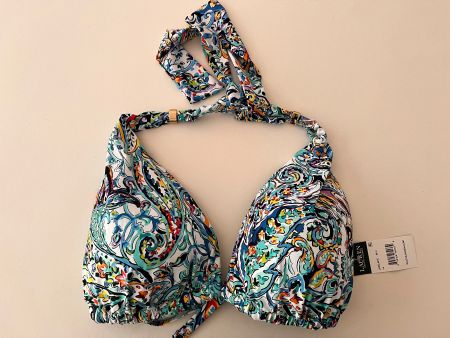 LAUREN Ralph Lauren, Bikini-Oberteil, Grösse 46, Blau