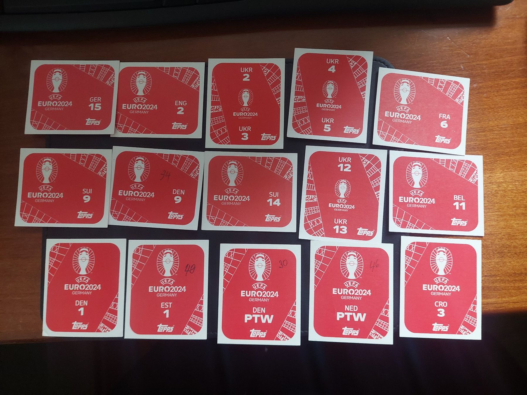 Topps Carte collezionabili: EURO 2024- 15x stickers – Usato da Biel/Bienne venduto da Deboma 1