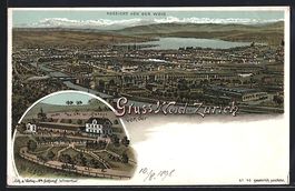 Litho Zürich, Gasthof auf der Weid, Aus