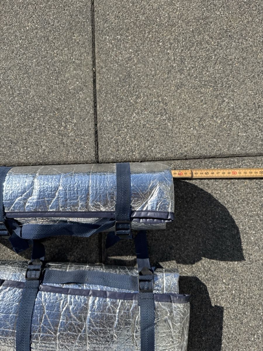 Tappetini fitness: 2 tapis de sol isolants argentés 185 cm – Usato da Vicques venduto da JU_2824 4