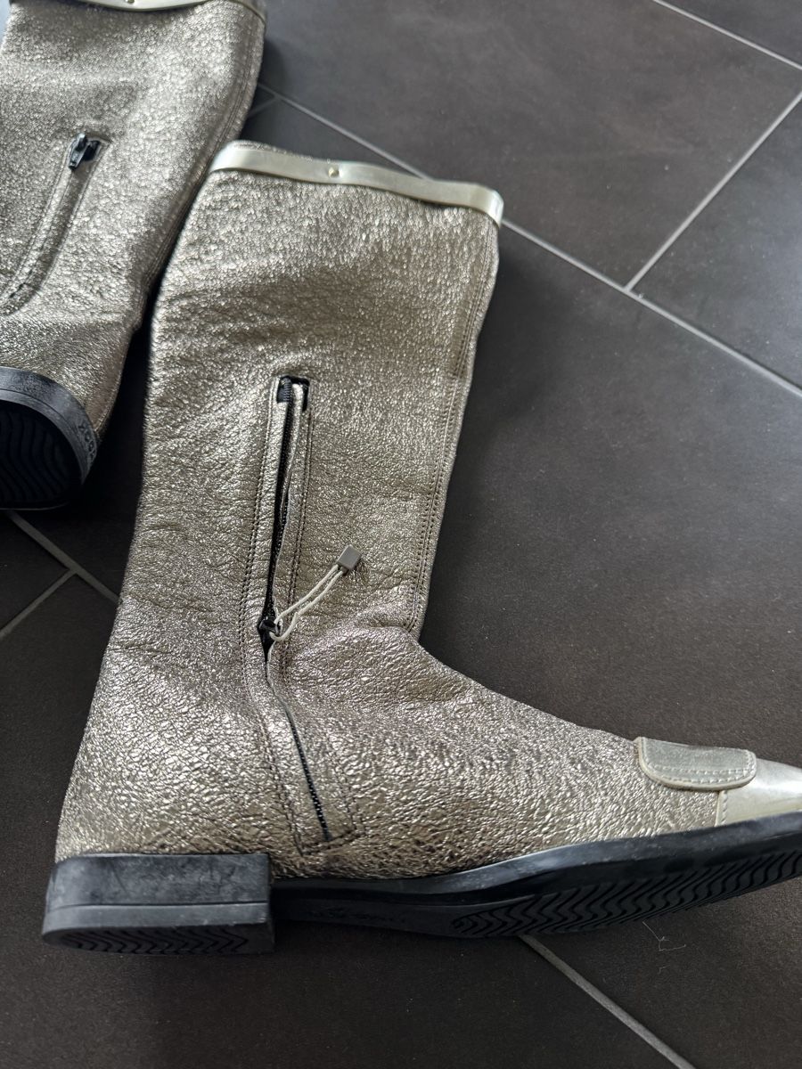Hogan Damenschuhe: Hogan Stiefel Glitzer Gold Gr. 35 Neu – Neu und originalverpackt aus Freienbach von ang_8xxz 3