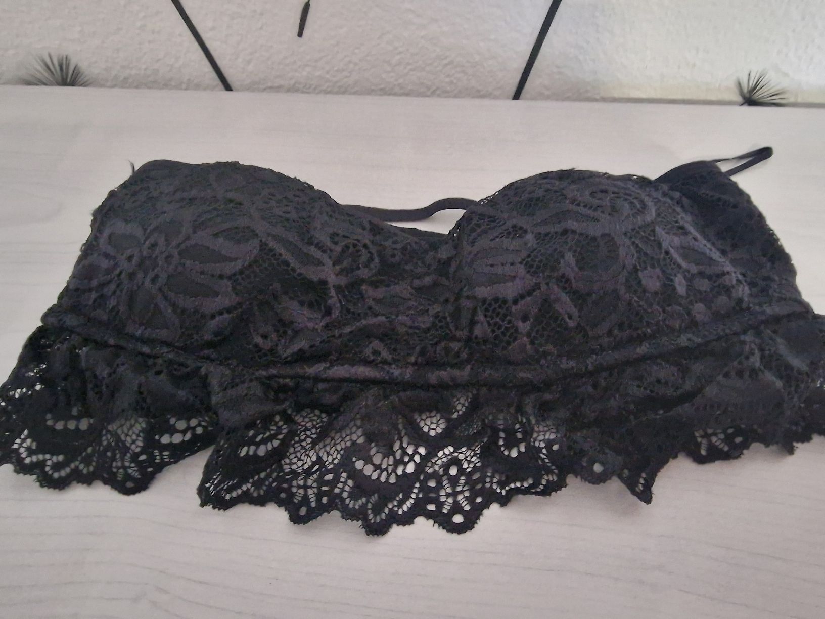 Altra biancheria intima: Schwarzes Spitzen Bustier - Sommer Must-Have, Grösse L – Nuovo (secondo la descrizione) da Ottenbach venduto da Claurin