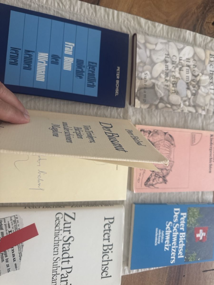 Libri: Peter Bichsel: Diverse Buecher. Ein Exemplar signiert – Usato da Solothurn venduto da Alex702