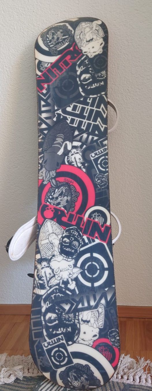Snowboard Nitro Boards: Nitro Snowboard 116cm + Raiden Charger Bindung, Kinder – Gebraucht aus Luzern von Remo_D 1