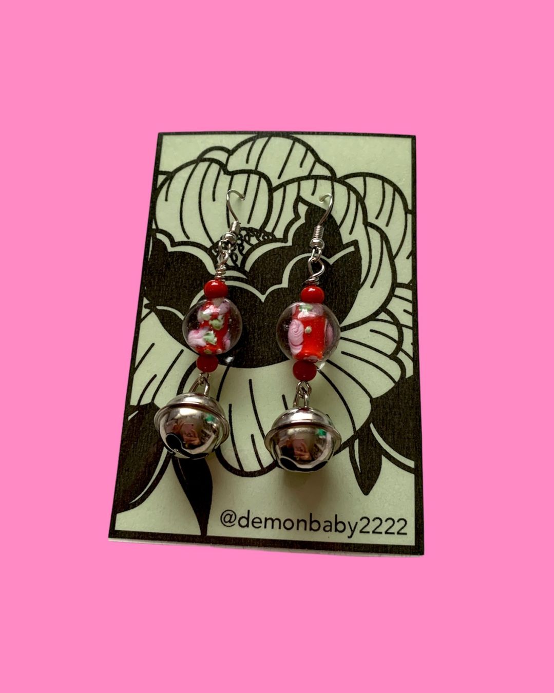 Ohrringe & -stecker: "Rosy Bells" earrings – Neu und originalverpackt aus Basel von demonbaby2222 3