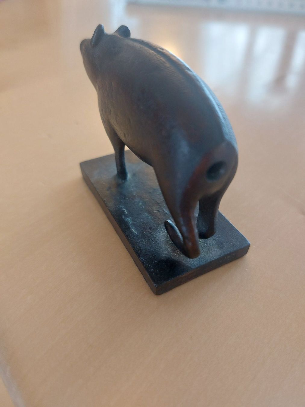 Statuette: Wildschwein Statuette aus Bronze – Usato da Wädenswil venduto da Eureka 4