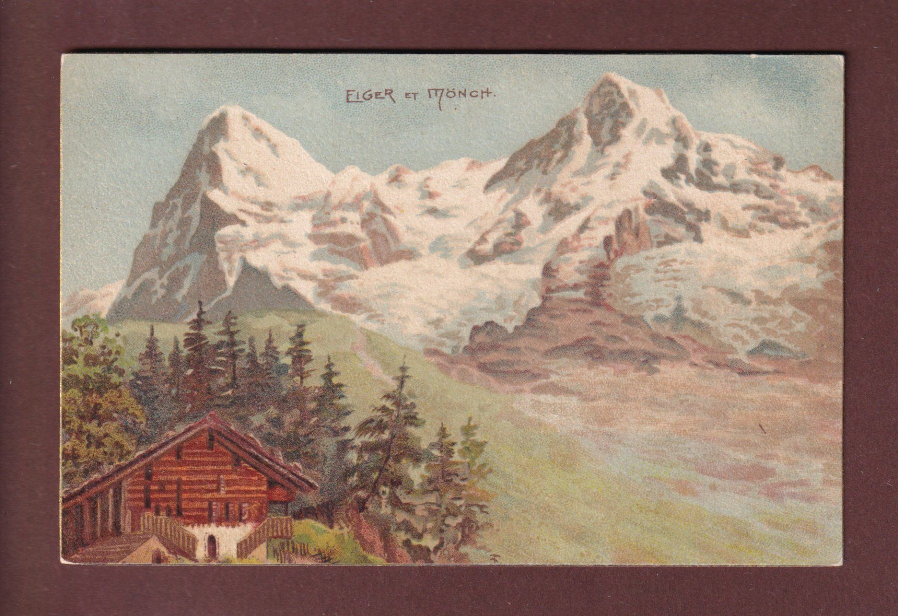 Cartoline postali: EIGER und MÖNCH – Usato da Pully venduto da nicecards