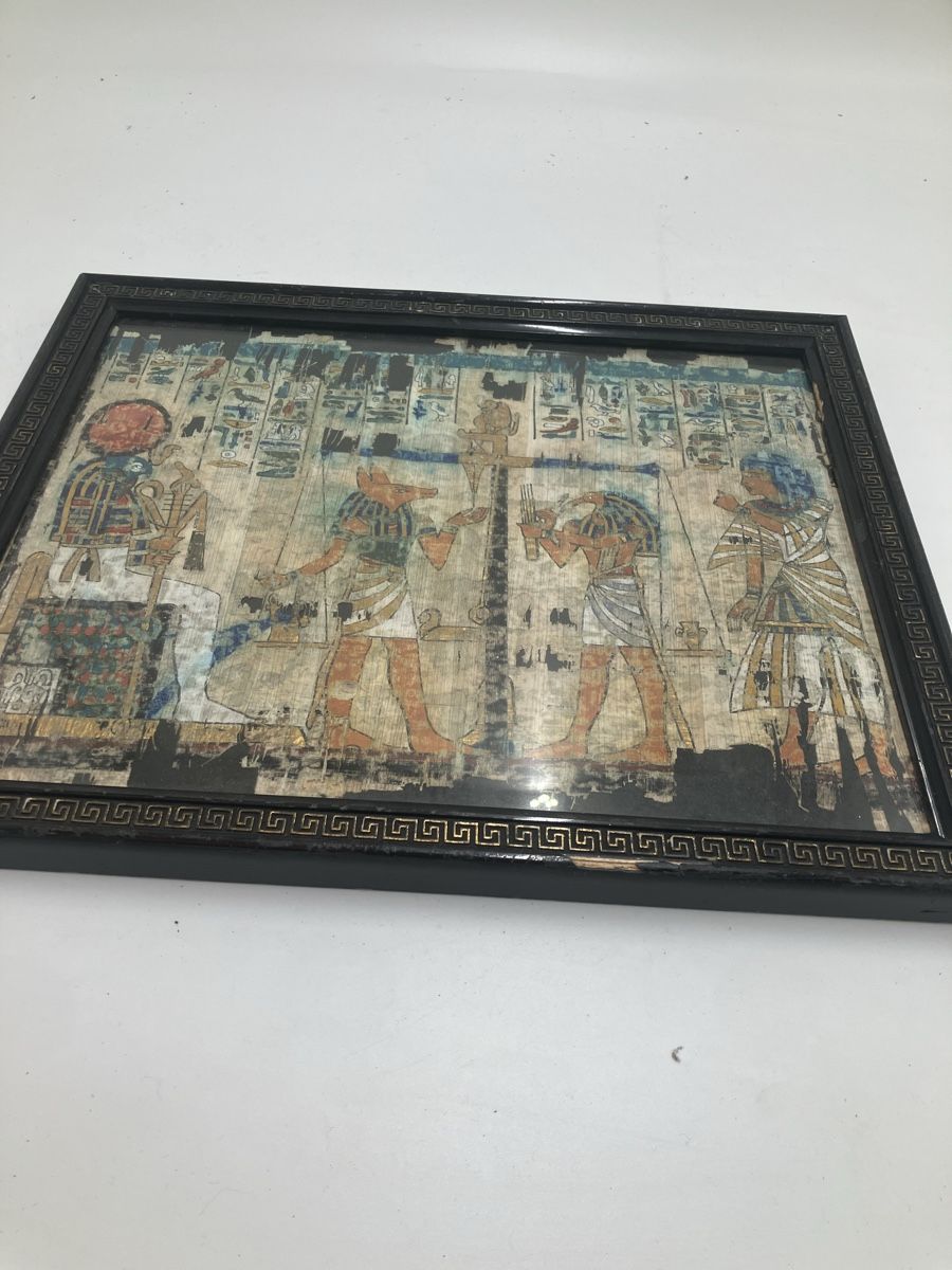 Tableaux: Tableau Papyrus égyptiens ancien – D'occasion à fribourg par Retroverso 1