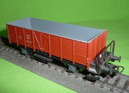 HAG 325.05 SBB Hochbordwagen L6 Nr 58136 mit Plattform braun