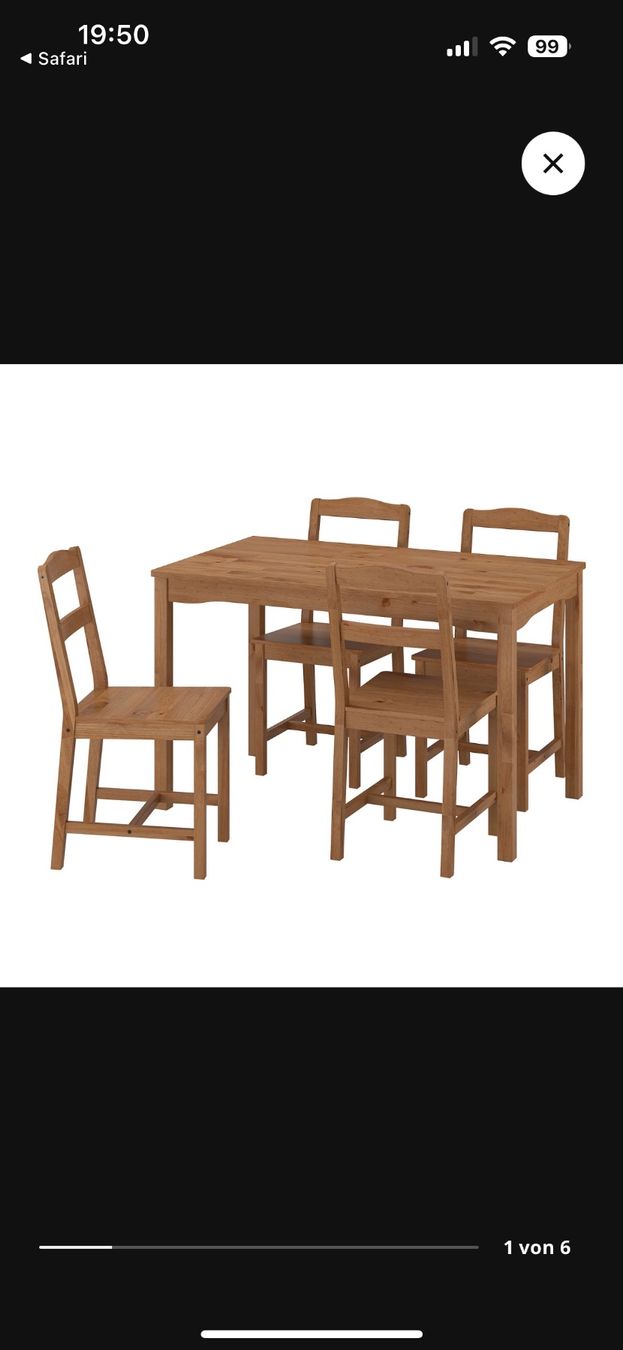 Ikea Tavoli: Tisch und 4 Stühle Esstisch ikea – Usato da Zürich venduto da jul_9kys 3