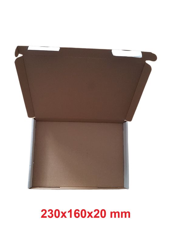 EYMPEU 20 Kartonnen Dozen 6X6X6 Inch (15.3X15.3X15.3cm) Witte Verzenddoos, Kraft Golfkarton